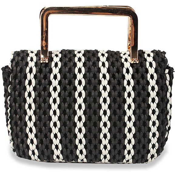 Handbags - Women's Woven Petite Hand Tote